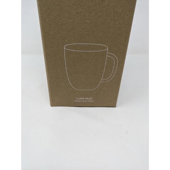 NEW -2 FEDERICA BIASI Nespresso Lume Collection Coffee Tea Cups Mugs Matte White - Picture 2 of 2